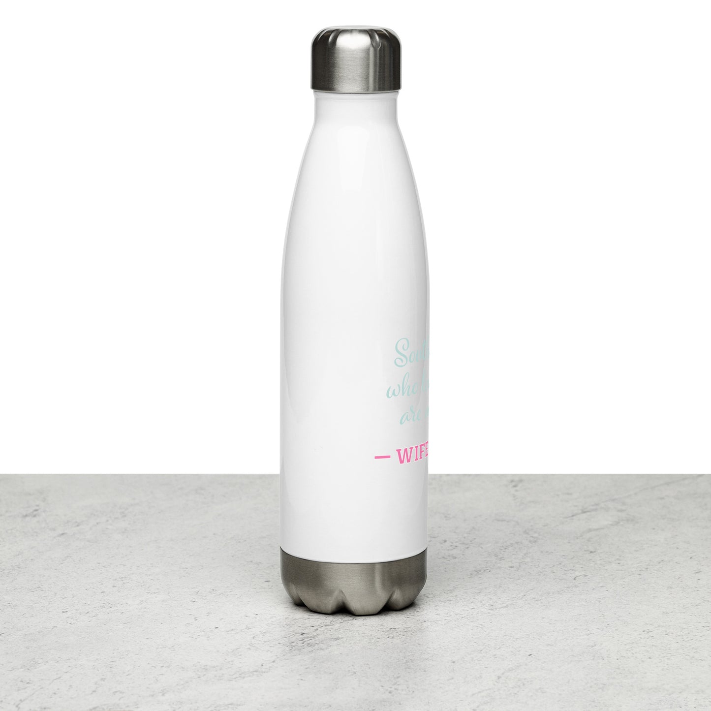 Southern Girls Who Love Football, Stainless Steel Water Bottle